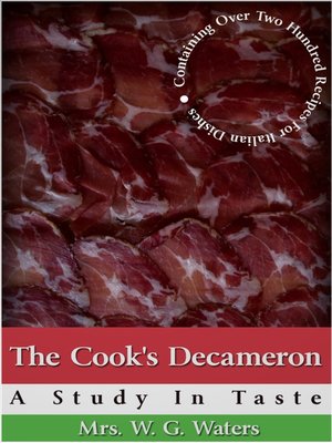 cover image of The Cook's Decameron